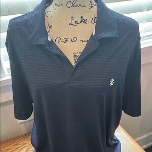 Navy Polo Shirt with Logo